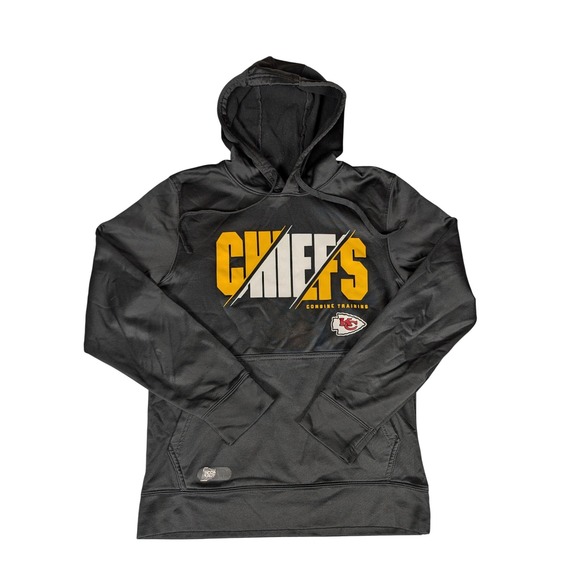 Kansas City Chiefs Hoodie Mens Medium NFL Combine Training Pullover Sweatshirt - Picture 1 of 12